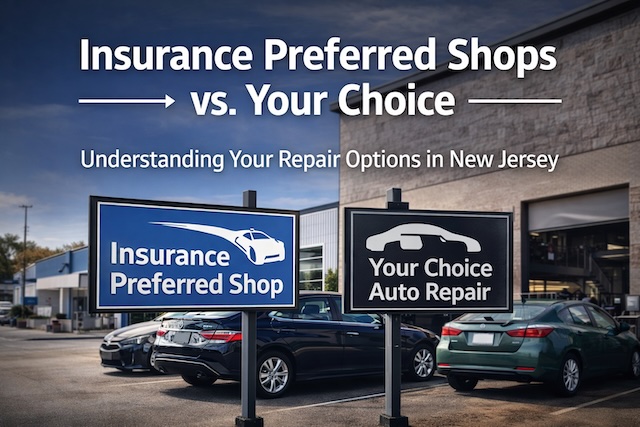 Insurance Preferred Shops vs. Your Own Choice